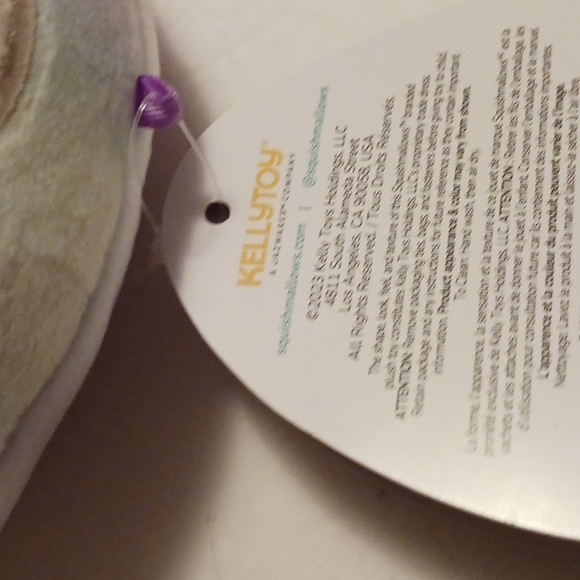 Original Squishmallow Taylor kisses Hershey's the sloth 6" - Picture 8 of 10